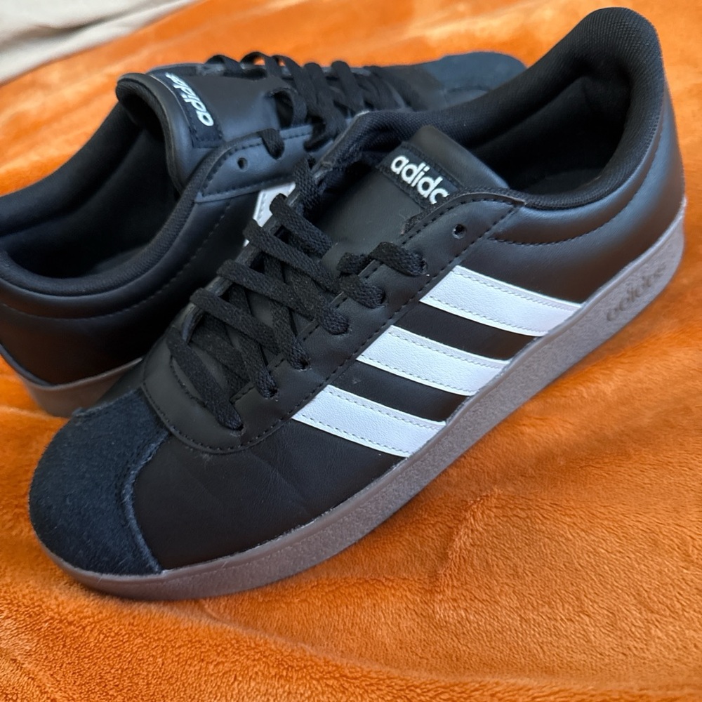 Adidas Black and White Sneakers